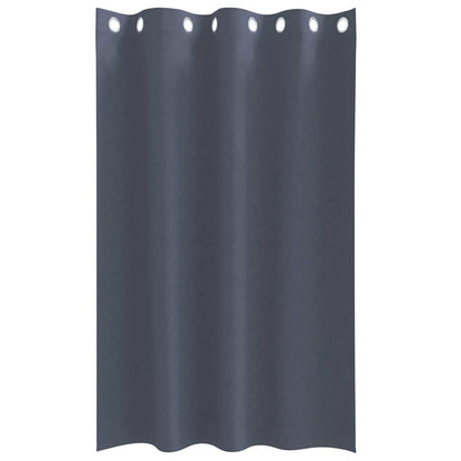 Tende Blackout con Anelli 2 pcs Antracite 175 x 140 cm | homemem39
