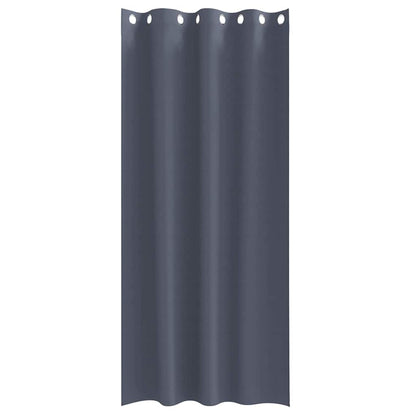 Tende Blackout con Anelli 2 pcs Antracite 225 x 140 cm | homemem39