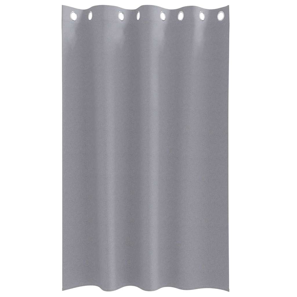 Tende Blackout con Anelli 2 pcs Grigio chiaro 175 x 140 cm | homemem39