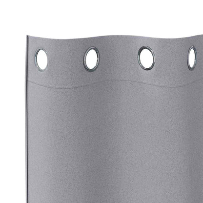 Tende Blackout con Anelli 2 pcs Grigio chiaro 225 x 140 cm | homemem39