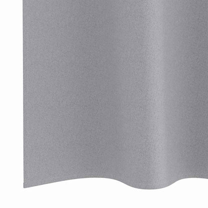 Tende Blackout con Anelli 2 pcs Grigio chiaro 225 x 140 cm | homemem39