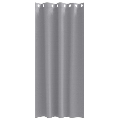 Tende Blackout con Anelli 2 pcs Grigio chiaro 245 x 140 cm | homemem39