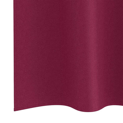 Tende Blackout con Anelli 2 pcs Rosso Vino 260 x 140 cm