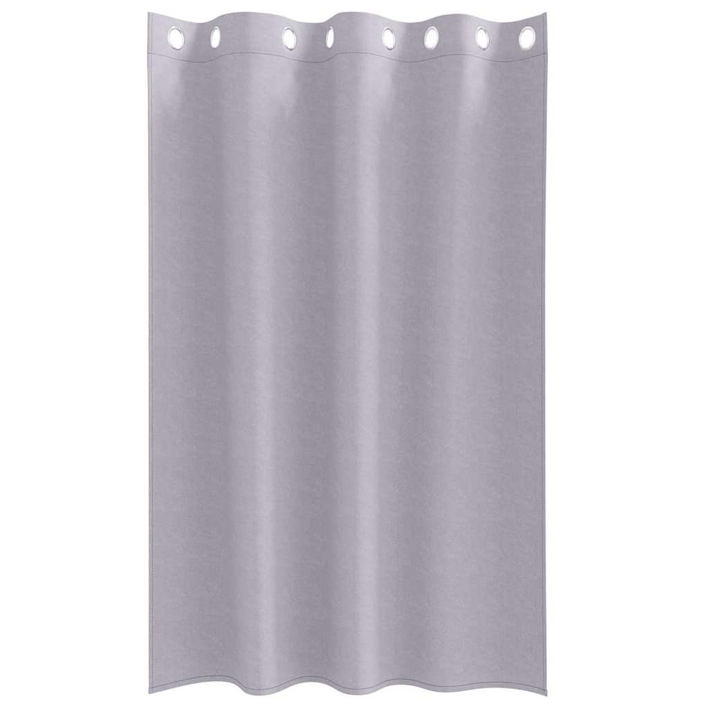 Tende Blackout con Anelli 2 pcs Grigio Metallico 175 x 140 cm | homemem39