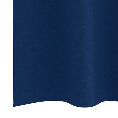 Tende Blackout con Anelli 2 pcs Blu Scuro 225 x 140 cm | homemem39