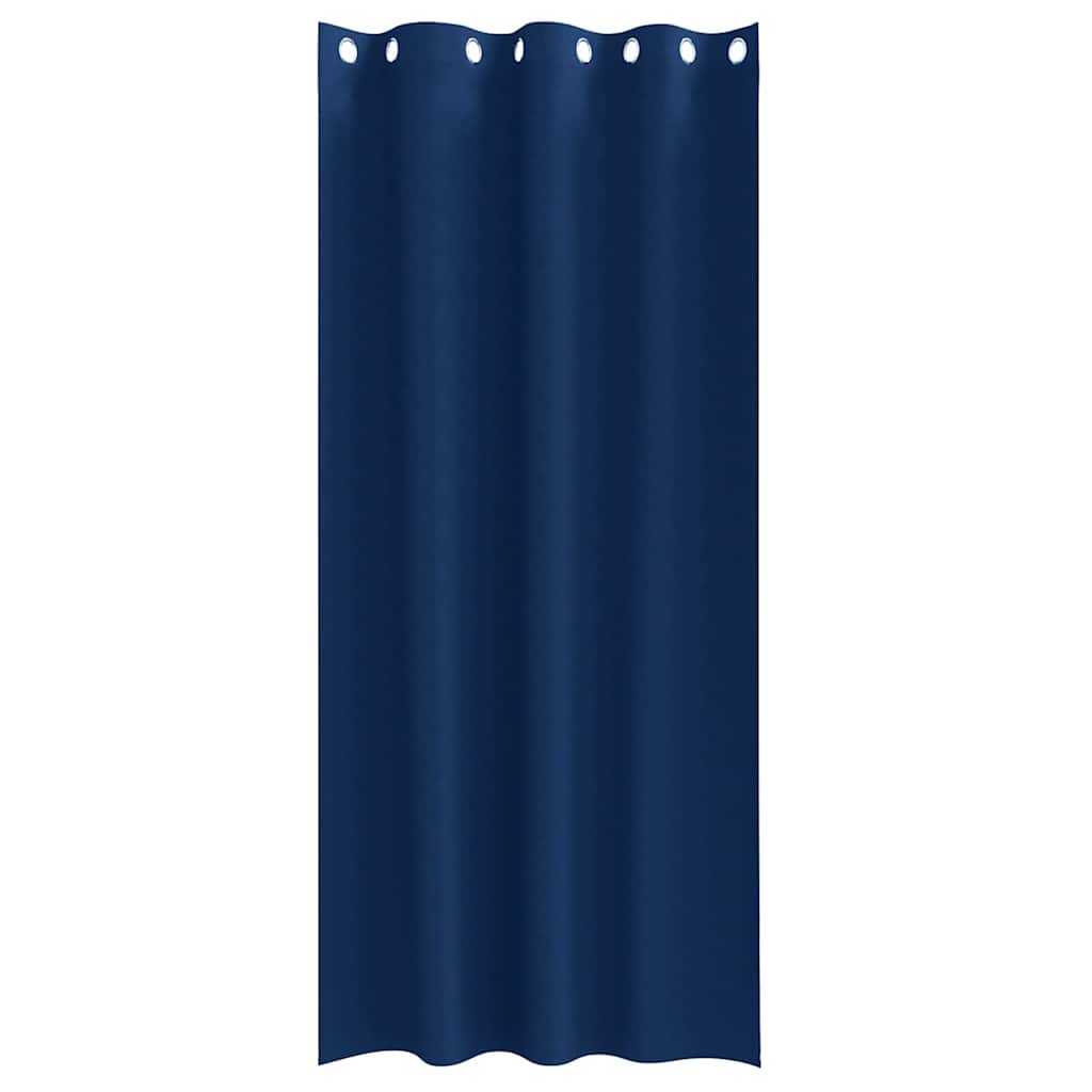 Tende Blackout con Anelli 2 pcs Blu Scuro 225 x 140 cm | homemem39