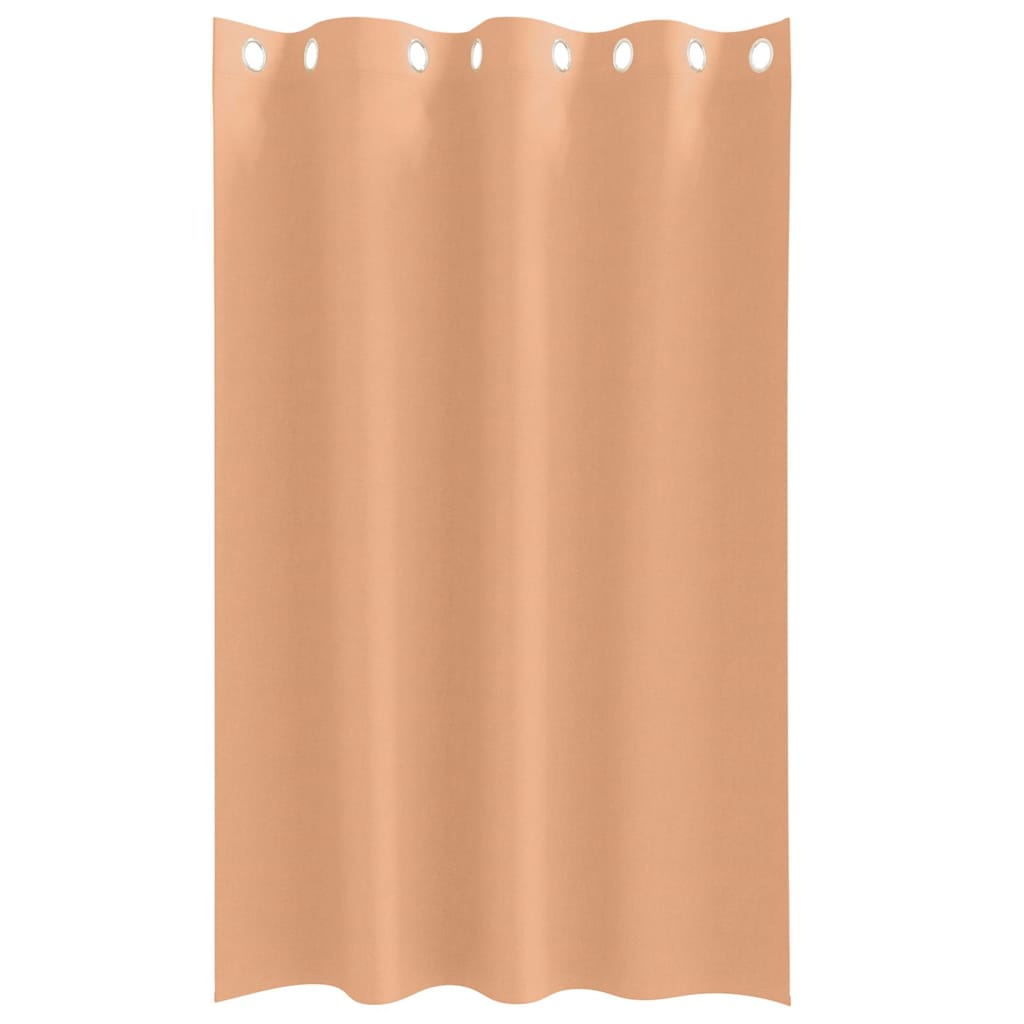 Tende Blackout con Anelli 2 pcs Marrone Chiaro 175 x 140 cm | homemem39