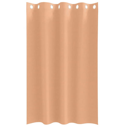 Tende Blackout con Anelli 2 pcs Marrone Chiaro 175 x 140 cm | homemem39