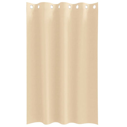 Tende Blackout con Anelli 2 pcs Crema 175 x 140 cm Poliestere | homemem39