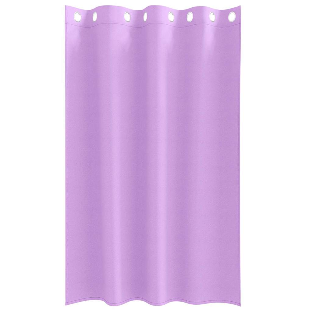Tende Blackout con Anelli 2 pcs Viola 175 x 140 cm Poliestere | homemem39