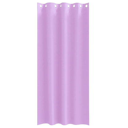 Tende Blackout con Anelli 2 pcs Viola 260 x 140 cm Poliestere | homemem39