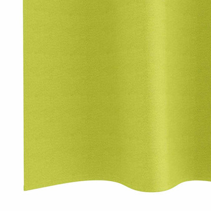 Tende Blackout con Anelli 2 pcs Verde 225 x 140 cm Poliestere | homemem39