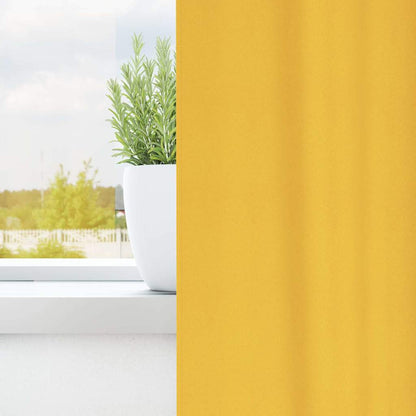 Tende Blackout con Anelli 2 pcs Giallo senape 260 x 140 cm | homemem39