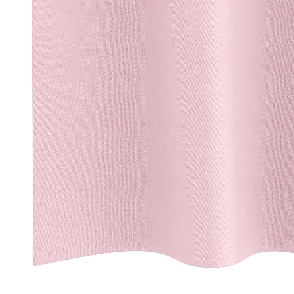 Tende Blackout con Anelli 2 pcs Rosa baby 175 x 140 cm | homemem39