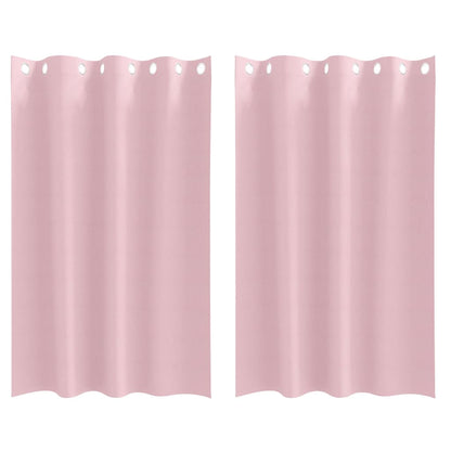 Tende Blackout con Anelli 2 pcs Rosa baby 175 x 140 cm | homemem39