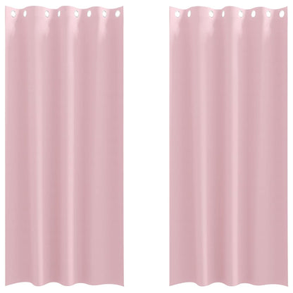 Tende Blackout con Anelli 2 pcs Rosa baby 225 x 140 cm | homemem39