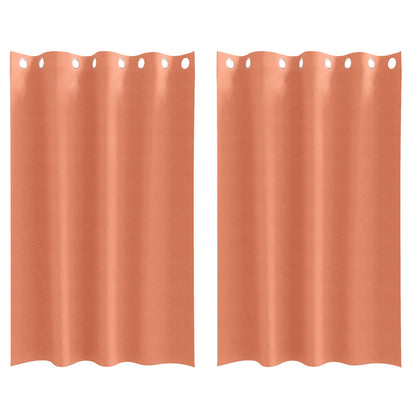 Tende Blackout con Anelli 2 pcs Terracotta 175 x 140 cm | homemem39