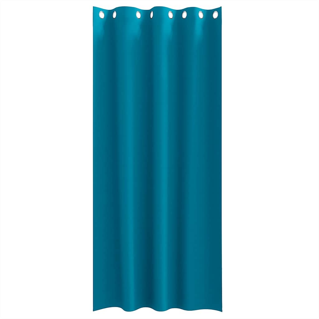 Tende Blackout con Anelli 2 pcs Turchese 245 x 140 cm | homemem39