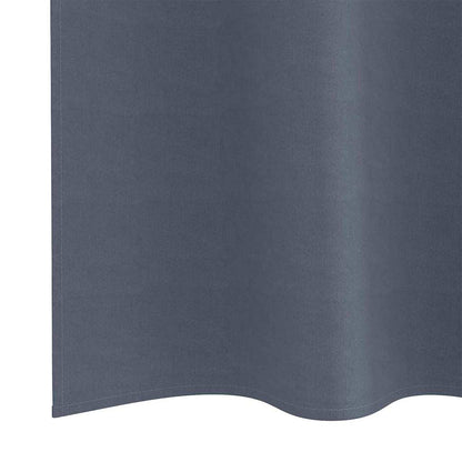 Tende Blackout con Anelli 2 pcs Antracite 140 x 140 cm | homemem39
