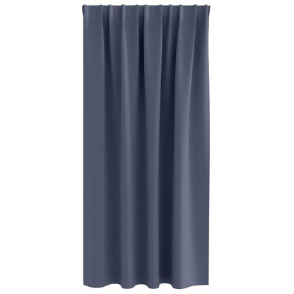 Tende Blackout con Anelli 2 pcs Antracite 175 x 140 cm | homemem39