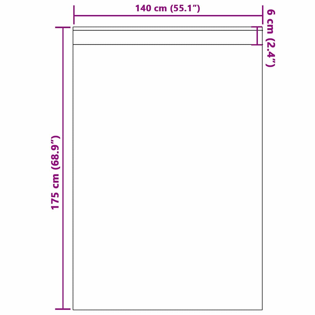 Tende Blackout con Anelli 2 pcs Antracite 175 x 140 cm | homemem39