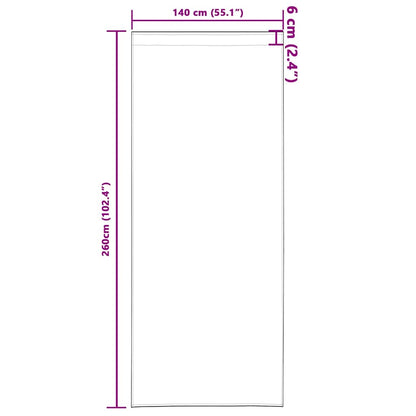 Tende Blackout con Anelli 2 pcs Antracite 260 x 140 cm | homemem39