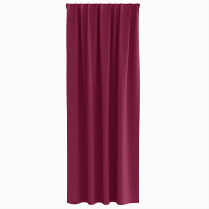 Tende Blackout con Anelli 2 pcs Rosso Vino 225 x 140 cm | homemem39