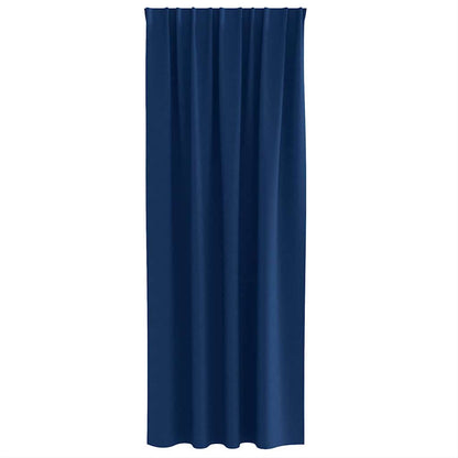 Tende Blackout con Anelli 2 pcs Blu Scuro 225 x 140 cm | homemem39