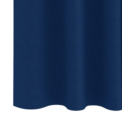 Tende Blackout con Anelli 2 pcs Blu Scuro 245 x 140 cm | homemem39