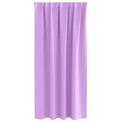 Tende Blackout con Anelli 2 pcs Viola 175 x 140 cm Poliestere | homemem39