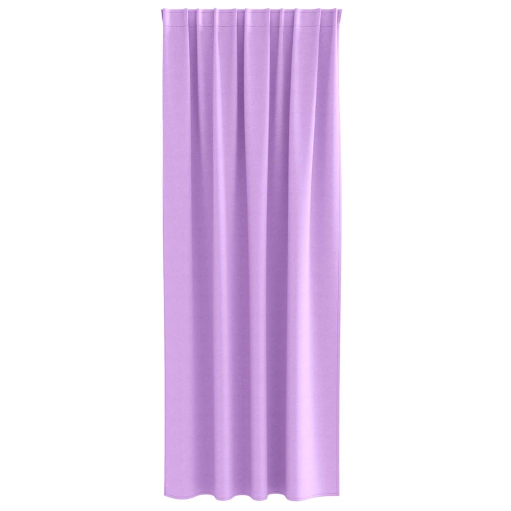 Tende Blackout con Anelli 2 pcs Viola 225 x 140 cm Poliestere | homemem39