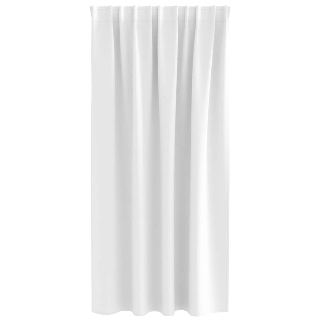Tende Blackout con Anelli 2 pcs Bianco brillante 175 x 140 cm | homemem39