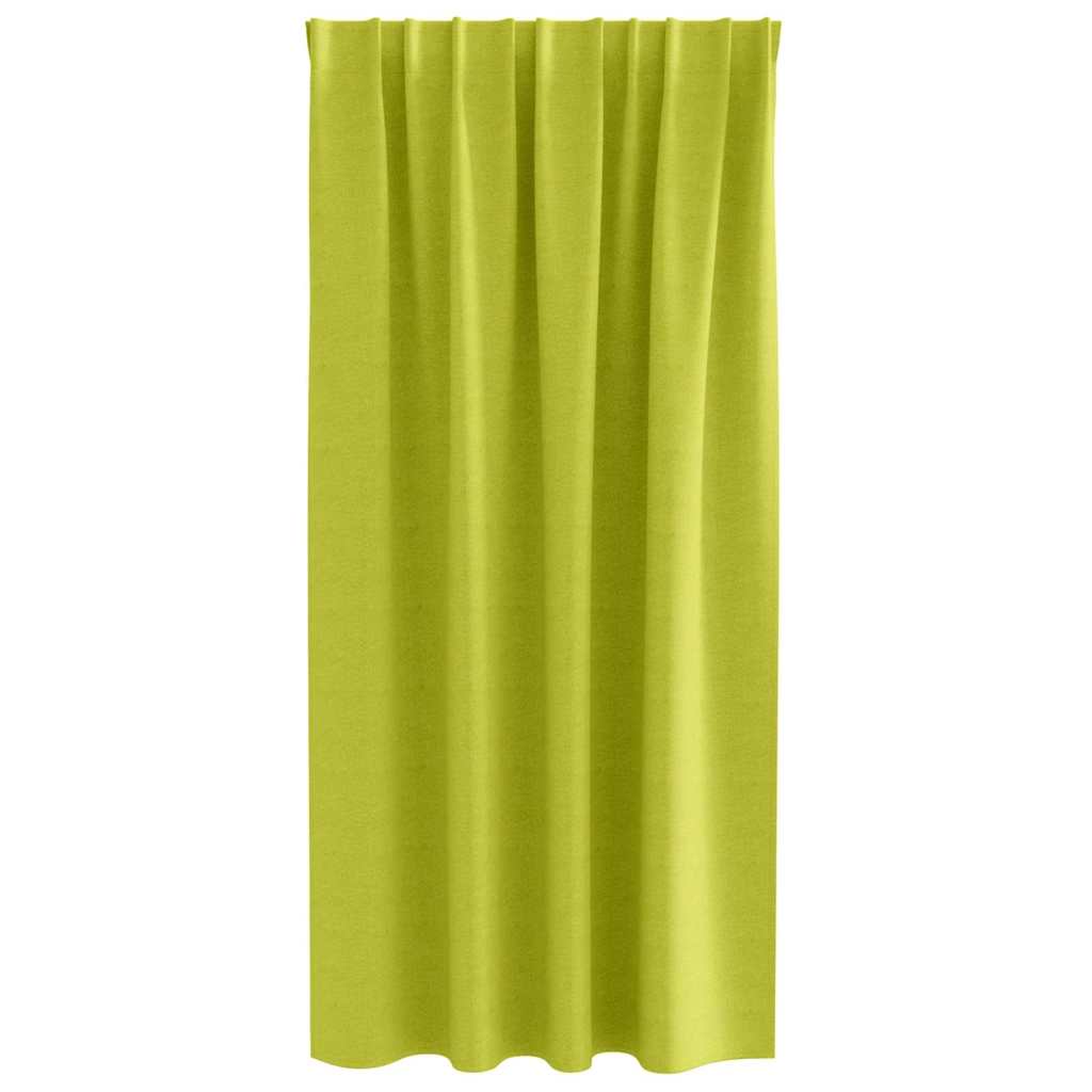 Tende Blackout con Anelli 2 pcs Verde 175 x 140 cm Poliestere | homemem39