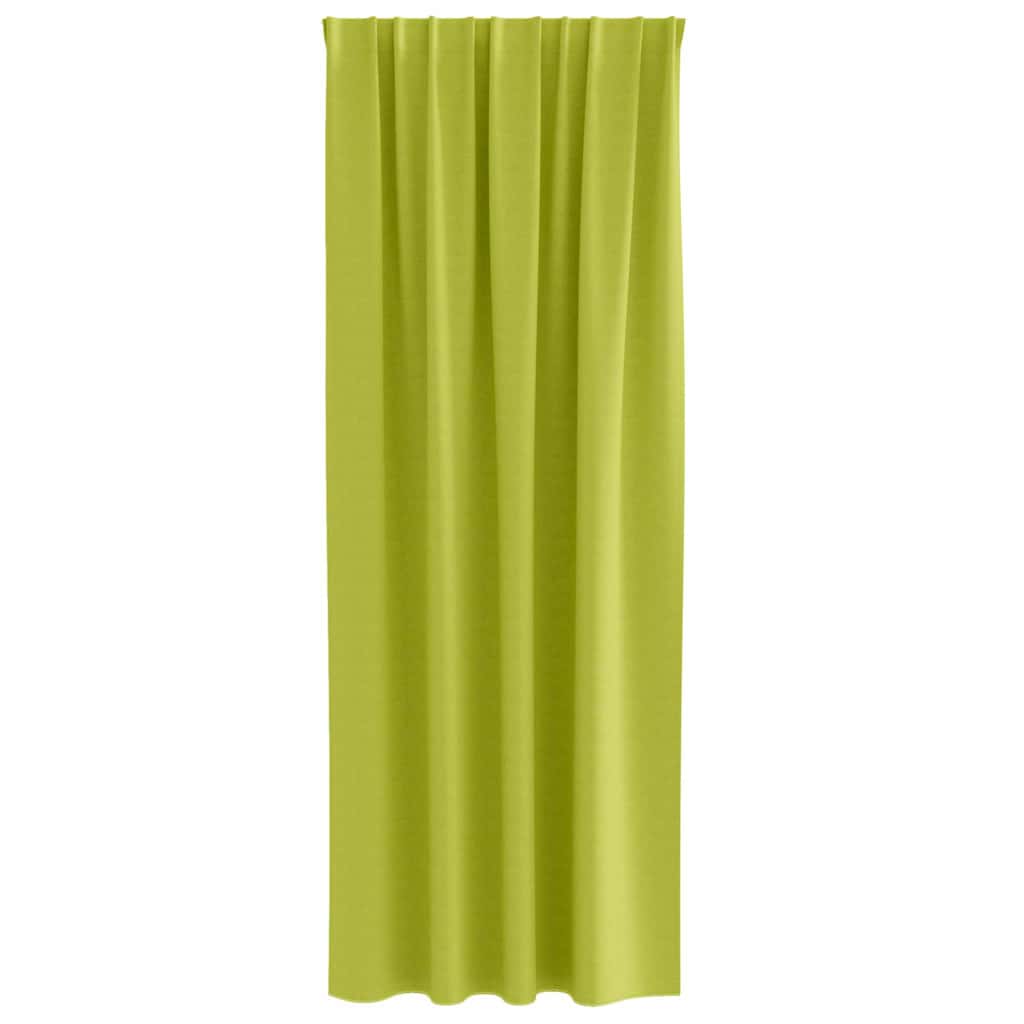 Tende Blackout con Anelli 2 pcs Verde 225 x 140 cm Poliestere | homemem39