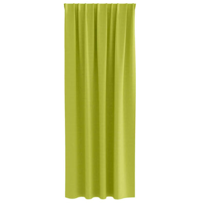 Tende Blackout con Anelli 2 pcs Verde 260 x 140 cm Poliestere | homemem39
