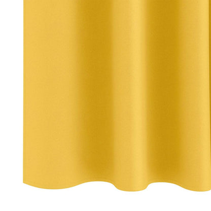 Tende Blackout con Anelli 2 pcs Giallo senape 140 x 140 cm | homemem39