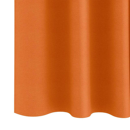 Tende Blackout con Anelli 2 pcs Arancione Vivo 140 x 140 cm | homemem39
