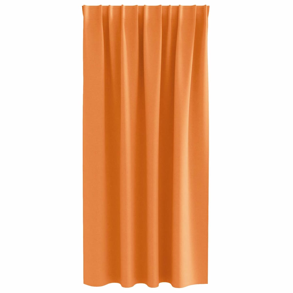 Tende Blackout con Anelli 2 pcs Arancione 175 x 140 cm | homemem39