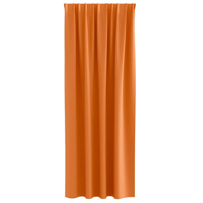 Tende Blackout con Anelli 2 pcs Arancione Vivo 225 x 140 cm | homemem39
