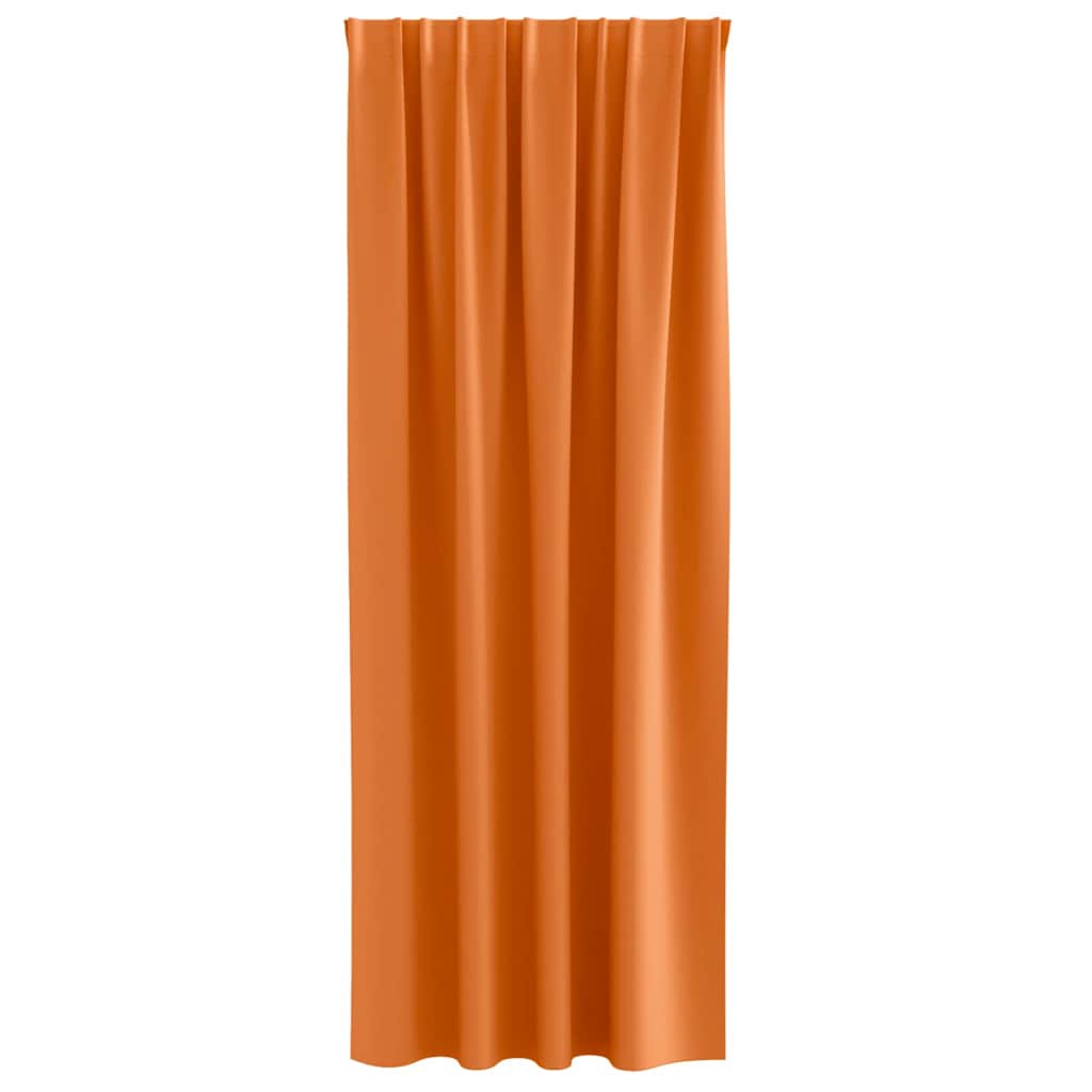 Tende Blackout con Anelli 2 pcs Arancione Vivo 245 x 140 cm | homemem39