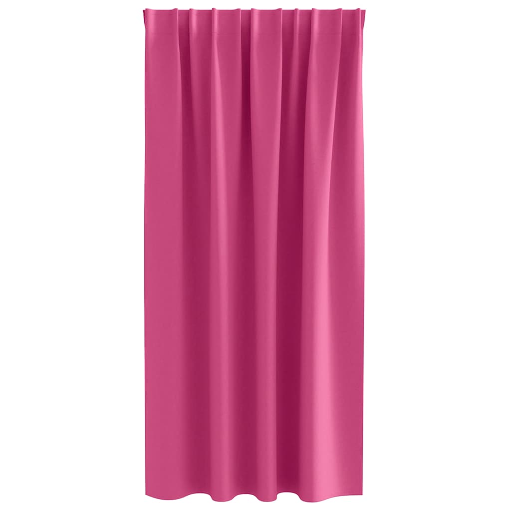 Tende Blackout con Anelli 2 pcs Rosa Vivo 175 x 140 cm | homemem39