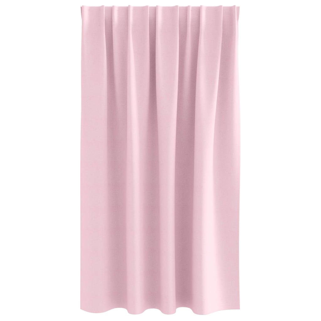 Tende Blackout con Anelli 2 pcs Rosa baby 140 x 140 cm | homemem39