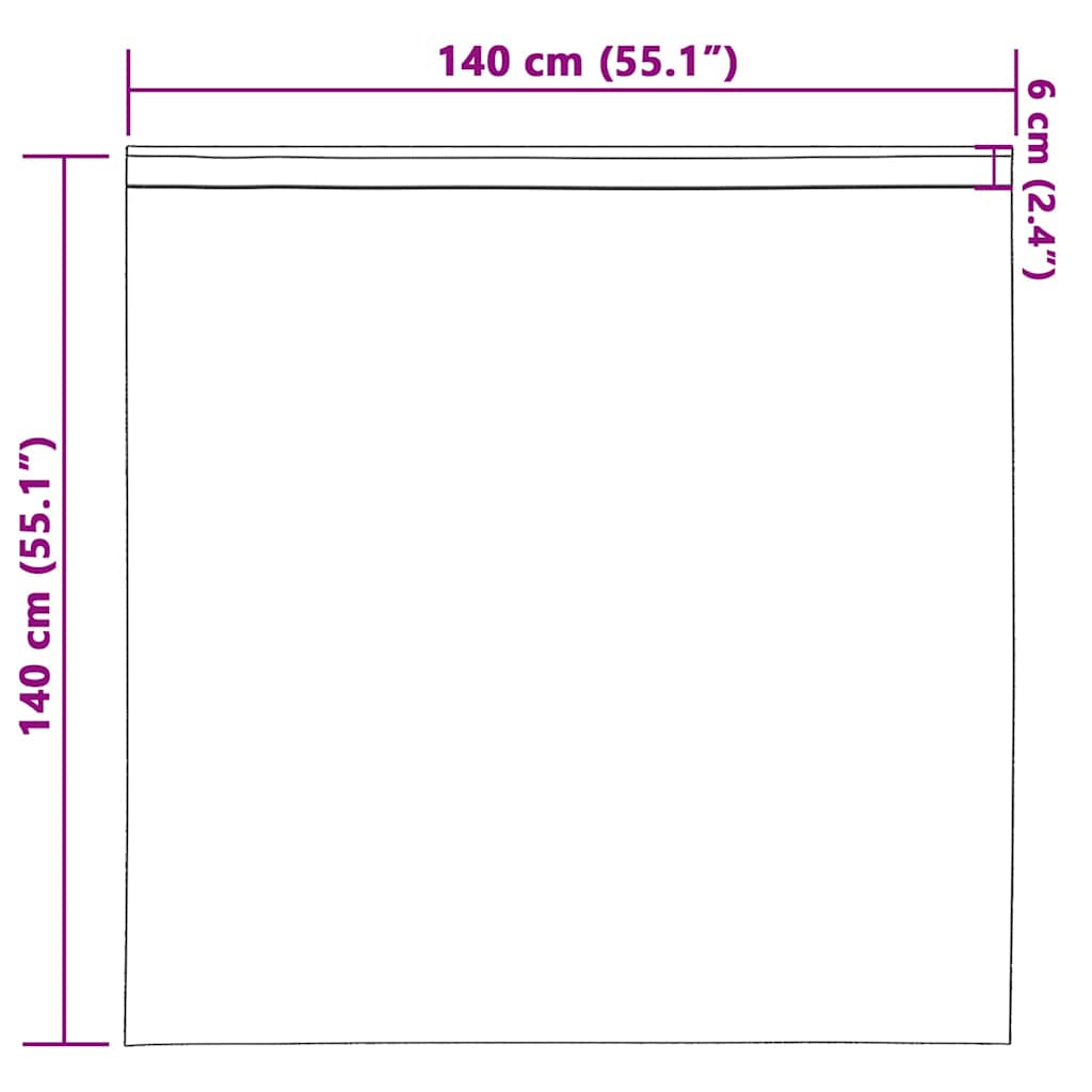 Tende Blackout con Anelli 2 pcs Rosa baby 140 x 140 cm | homemem39