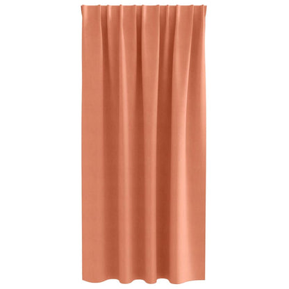 Tende Blackout con Anelli 2 pcs Terracotta 175 x 140 cm | homemem39