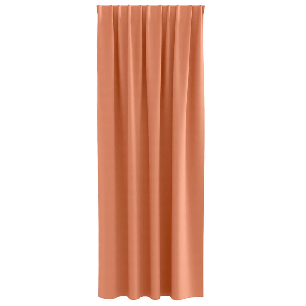 Tende Blackout con Anelli 2 pcs Terracotta 225 x 140 cm | homemem39