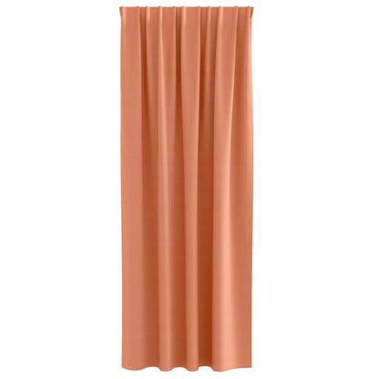 Tende Blackout con Anelli 2 pcs Terracotta 225 x 140 cm | homemem39