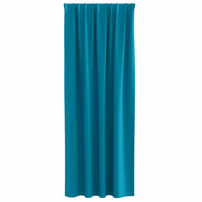 Tende Blackout con Anelli 2 pcs Turchese 260 x 140 cm | homemem39