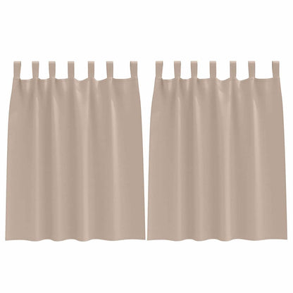 Tende Blackout con Anelli 2 pcs Talpa 140 x 140 cm Poliestere | homemem39