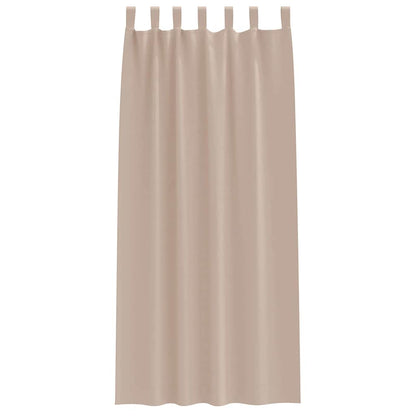 Tende Blackout con Anelli 2 pcs Talpa 245 x 140 cm Poliestere | homemem39