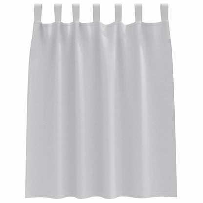 Tende Blackout con Anelli 2 pcs Grigio chiaro 140 x 140 cm | homemem39